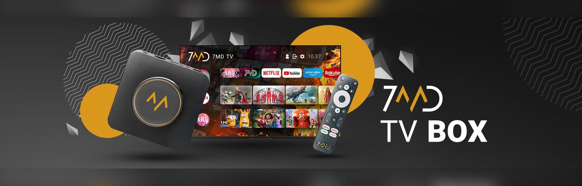 7MD 4K Android TV Box