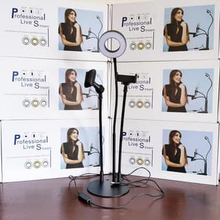 Professional Live Stream Stand Ring Light 129051