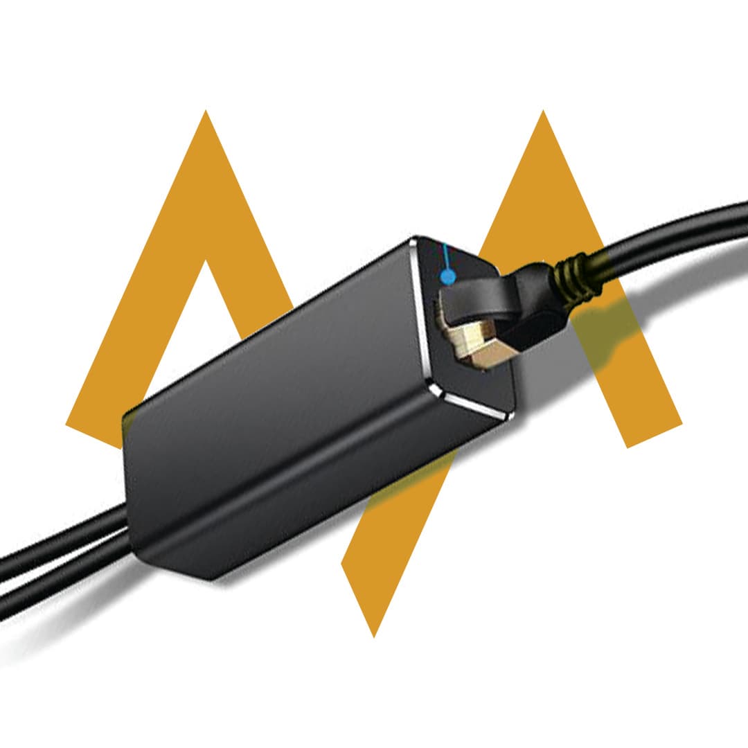 7MD Micro USB Ethernet Adapter | 10/100Mbps Fast & Stable Internet Speed | Supports ChromeCast &  TV Stick & ChromeCast Audio & Much More |