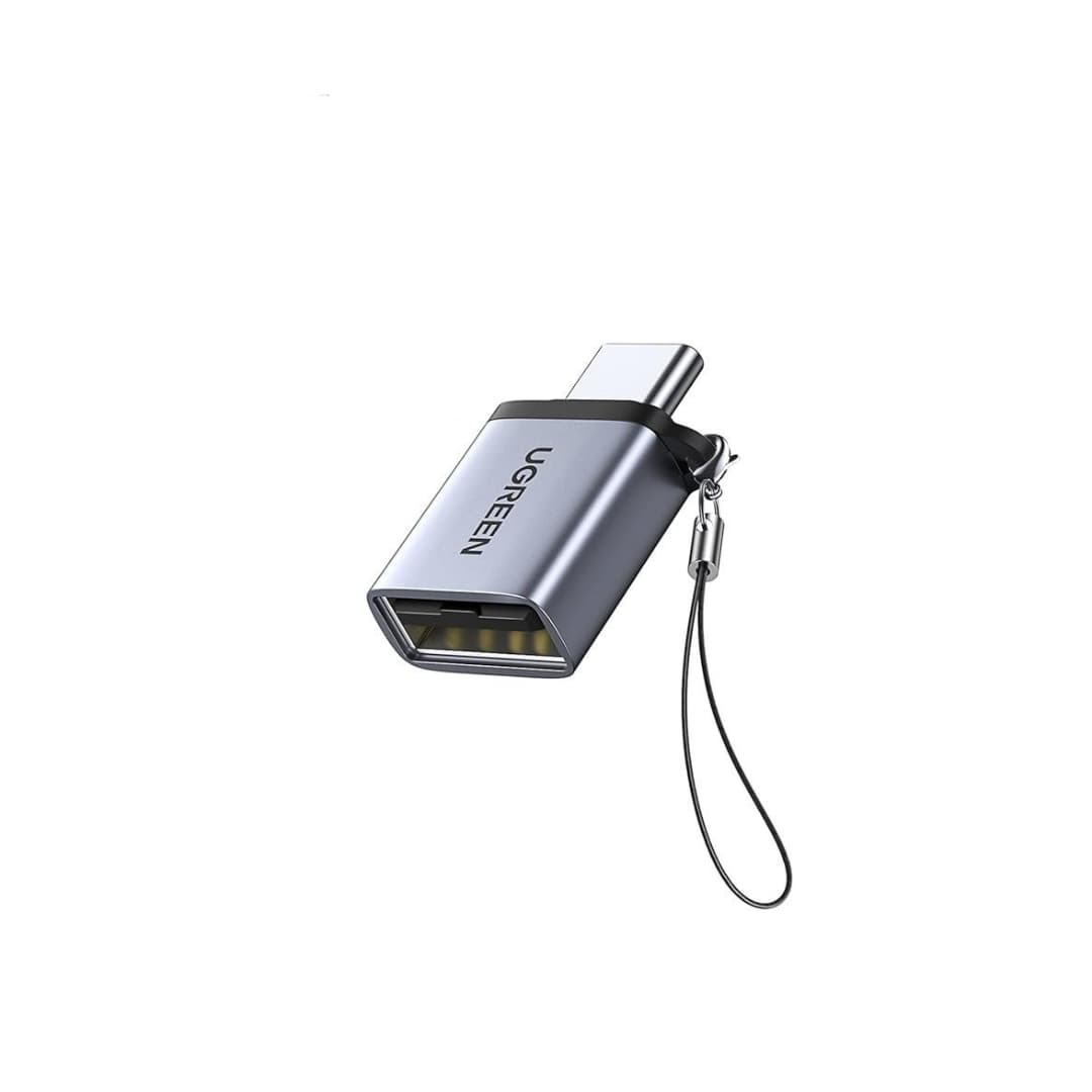 محول UGREEN من USB-C إلى USB-A OTG بسرعة فائقة 5Gbps، ثابت، متين، ومحمول مع حبل |US270|
