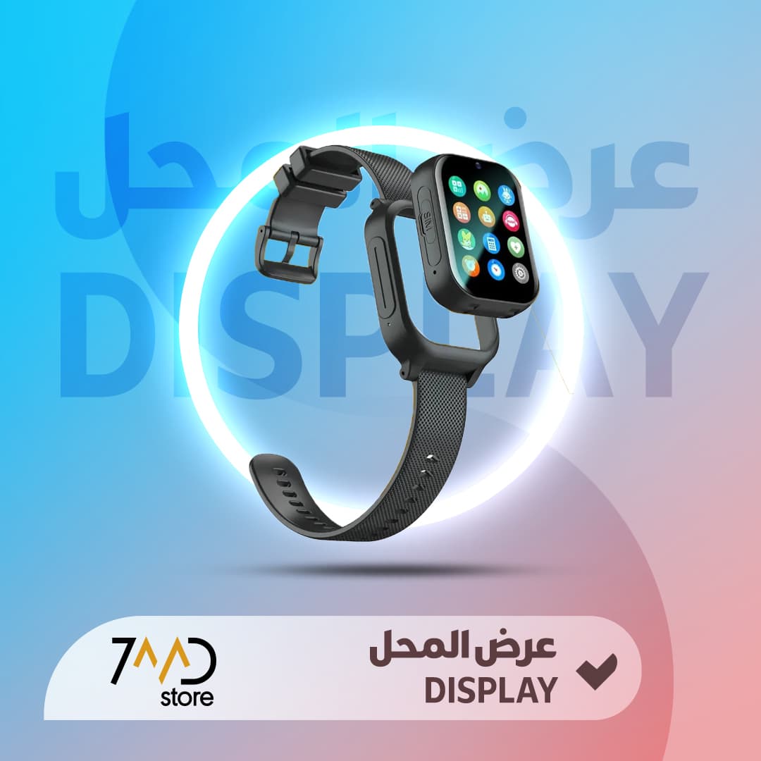 🚨 منتج مستخدم للعرض 🚨 راقب طفلك | ساعة ذكية للأطفال من حمد ستور بطاقة SIM / تحديد الموقع GPS / مكالمات فيديو - K26