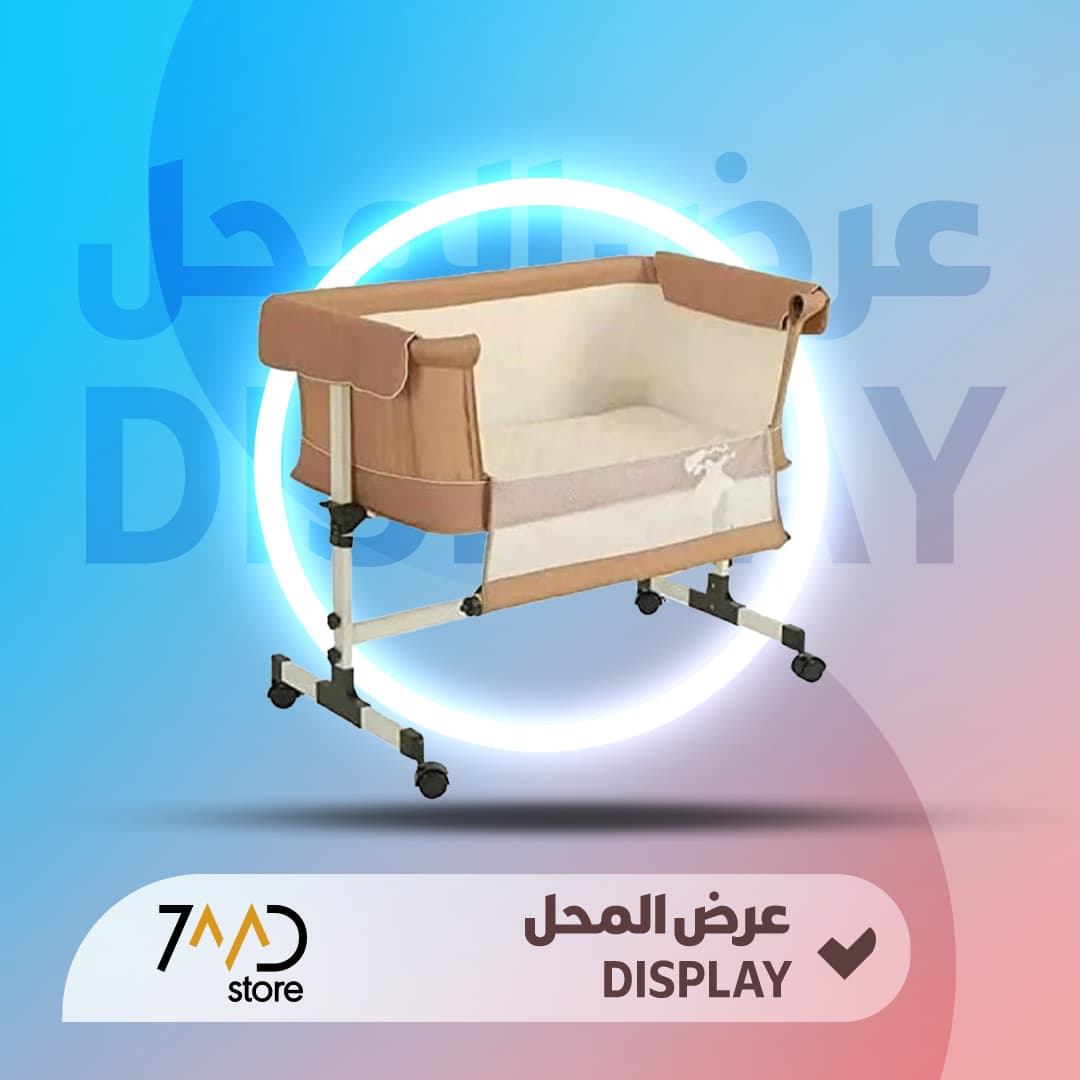 منتج مستعمل للعرض 🚨 سرير أطفال للنوم بجانب السرير 🚨 بدون كرتون