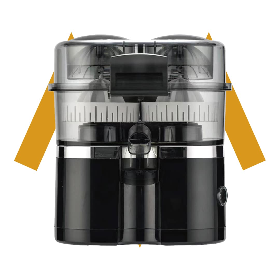7MD Electric Citrus Juicer - Automatic Citrus Juicer Stainless Steel 100W Fruit Cutting Compact Kitchen Juice Extractor |  7MD‑IM25 |