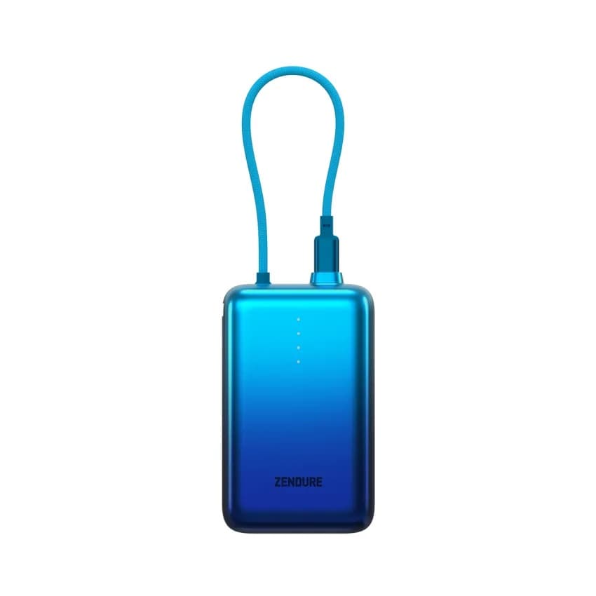 باور بانك SuperMini Pro بسعة 20000mAh من زندور | شحن سريع PD بقوة 30 واط | كابل USB-C مدمج | تصميم صغير وسهل الحمل | ZDSM20PD20-APRO |