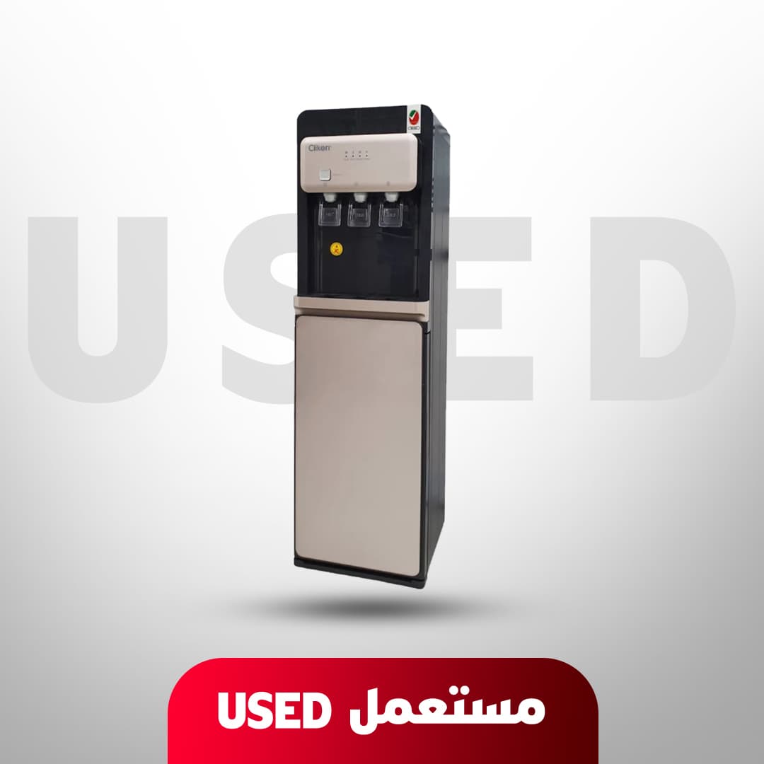 🚨 USED 🚨 Clikon 5 Gallons Bottom-Filled Water Cooler With 3 Pines Hot & Cold  | CK4053 | 🚨 Without box 🚨 Not Covered By Warranty 🚨