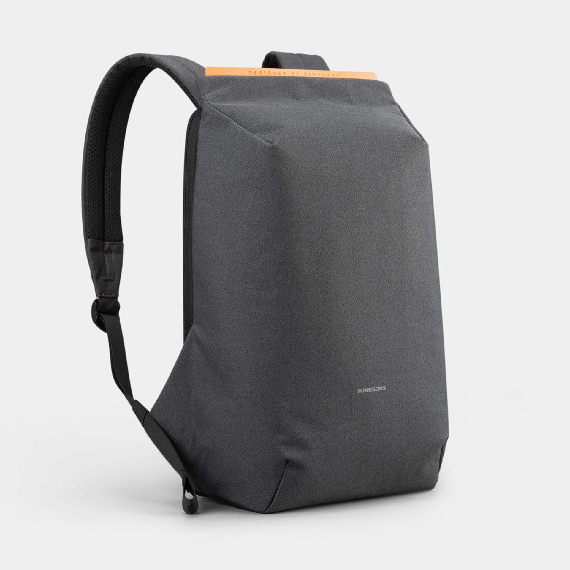 Kingsons 16L Ultra Lightweight Commuter Backpack – Compact & Laptop-Friendly Daypack, Unisex Design, Dark Grey | KS3207W |