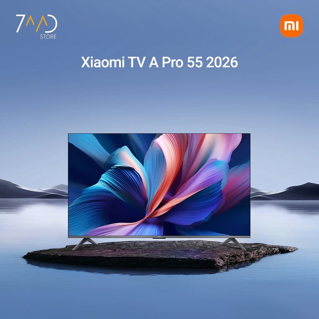 Xiaomi TV A Pro 55 inch 2026 – 4K QLED, HDR10+/HLG, Dolby Audio, Google TV, Smart Assistant, Dual Stand, Bezel-less Design With 1 Year Free Software Support & Update